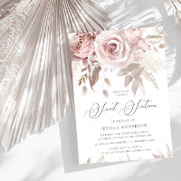 Beau Blush Dusty Rose et Sweet sixteen ivoire