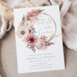 Invitation Beau Boho Blush Mariage Vow Renewal<br><div class="desc">Belle Boho Blush Mariage Vow Renewal Invitation Voir notre collection pour beaucoup d'autres invitations et articles correspondants Aussi disponible en tant qu'invitation numérique téléchargeable.</div>