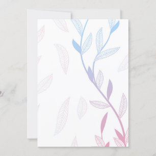 Invitation Beau cadre fleuri