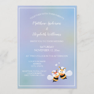 Invitation Beau Conçu Pour Être Un Mariage Élégant