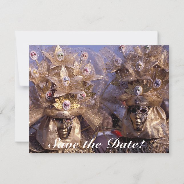 Invitation Beau Couple d'Amants (Devant)