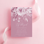 Invitation Beau designer Dusty Rose Mariage<br><div class="desc">Belle créatrice Dusty Rose Faire-part de mariage Voir la collection correspondante en Niche et Nest Store</div>
