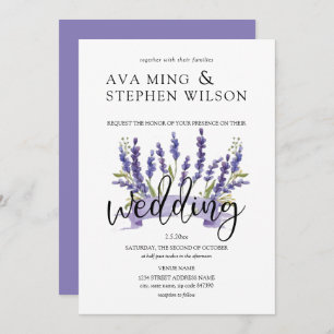 Invitation Beau Mariage de Wisteria