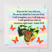 BEAU ORANGE BUTTERFLY ISAIAH 41:10 DESIGN