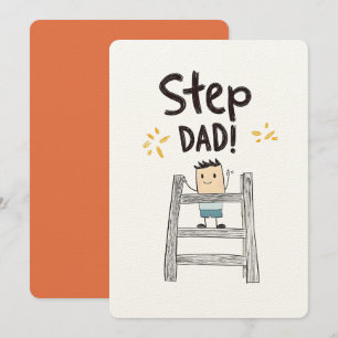 Invitation Beau-papa - Un échelon de plus, tout simplement gé