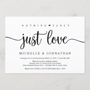 Invitation Beau Rien de Fantaisie Juste Amour, Fugue