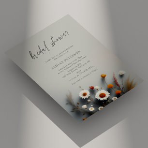 Invitation Beauté florissante : Fête des mariées Fleur sauvag