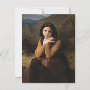 Invitation Beauté réfléchissante (Mignon Pensive) 1869 Bougue