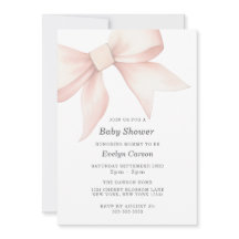 Bébé à la Fête de Naissance avec un Ruban Rose, Él