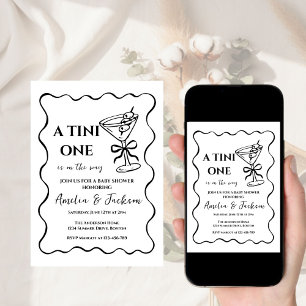 Invitation Bébé Arc-en-Ciel Arrive, Baby Shower