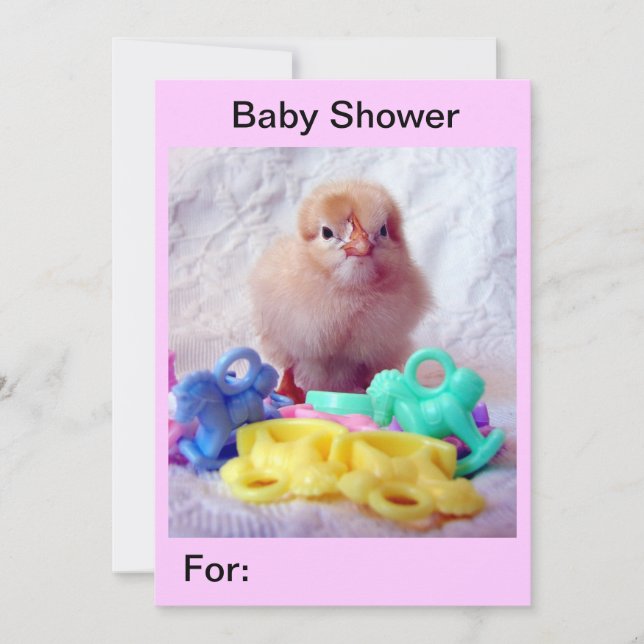 Invitation Bébé, Baby shower (Devant)