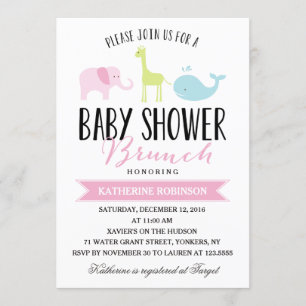 Invitation Bébé Brunch  Baby shower
