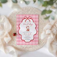 Bébé coccinelle rose Fille Shower