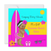 Bébé d'été Fille Shower Plage Bébé Surf Ethnique