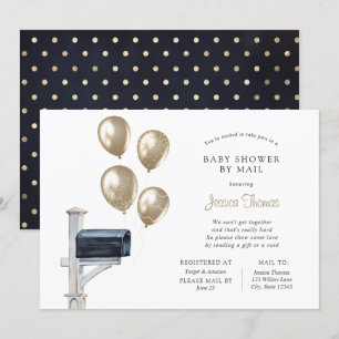 Invitation Bébé Douche longue distance par courrier