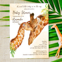 Bébé en chemin bébé girafe et baby shower de maman