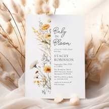 Bébé en Fleur Baby Shower Fleur Sauvage