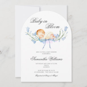 Invitation Bébé en Fleur Jardin Floral Bébé Registre Douche