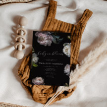 Bébé en Fleur Sauge Foncé Fleur de Pivoine Baby Sh