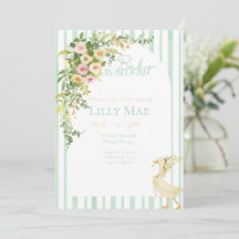 Bébé en fleurs, genre neutre - Vert