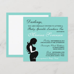 Invitation BÉBÉ & Famille Sprinkine Shower Luncheon Tea Party