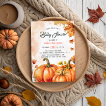Bébé feuilles d'or aquarelle élégant automne citro