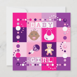 Invitation Bébé fille