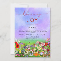 Bébé fleur sauvage en fleur Neutre genre