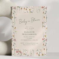Bébé Fleur Sauvage Terreuse en Fleur Douce Douche