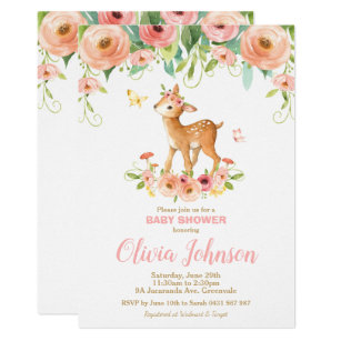 Invitations Faire Part Animaux De Foret Zazzle Fr