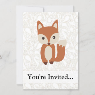 Invitation Bébé Fox
