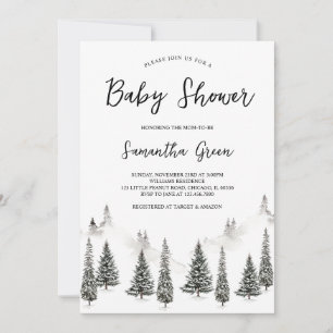 Invitation Bébé Il fait froid à l'extérieur du Baby shower