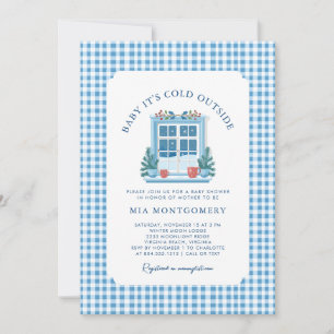 Invitation Bébé Il fait froid à l'extérieur du Baby shower d'