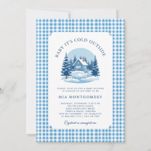 Invitation Bébé Il fait froid à l'extérieur du Baby shower d'
