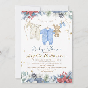Invitation Bébé il fait froid dehors Baby Shower d'hiver