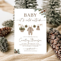 Bébé il fait froid dehors Baby Shower d'hiver