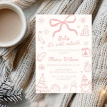 Bébé, il fait froid dehors Fête de baby shower hiv