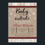 Invitation Bébé, il fait froid en dehors d'un baby shower non<br><div class="desc">Pour une personnalisation plus avancée de ce design,  il vous suffit de cliquer sur le bouton "Customiser" ci-dessus !</div>