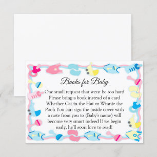 Invitation Bébé Jouets Baby showers Livres Pour Bébé