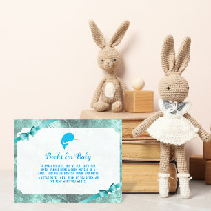 Invitation Bébé Narwhal Livres Pour Baby shower Jeu