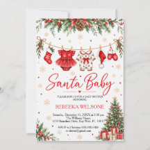 Bébé Santa Noël bébé shower