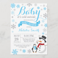Bébé son froid à l'extérieur Baby shower garçon d'