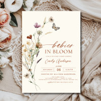 Bébés fleurs sauvages dans le Baby shower Bloom Tw