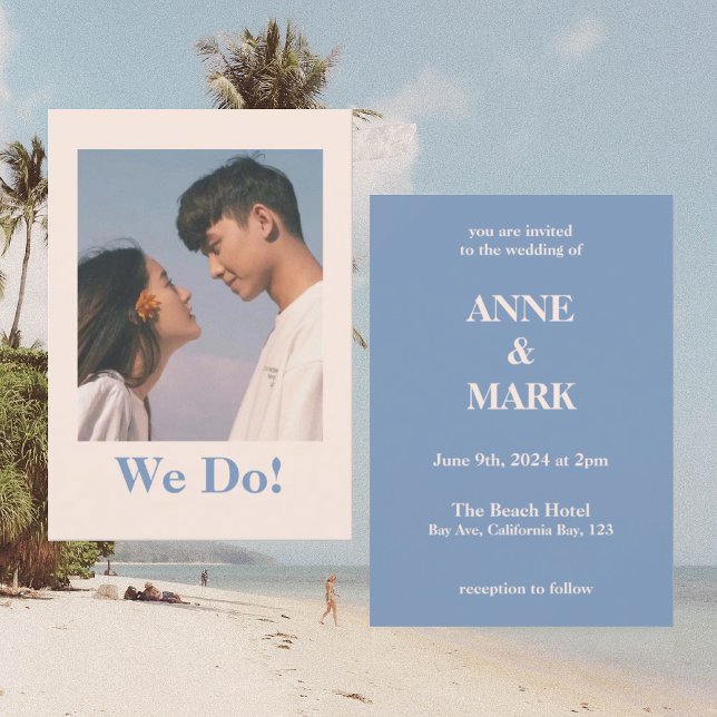 INVITATION BEIGE BLEUES DUSQUEMENT BLEU MUTÉES TONNES (Créateur téléchargé)