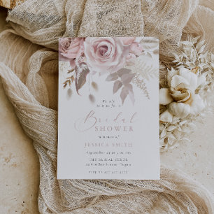 Invitation Belle Fête des mariées Rose