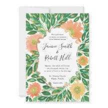 Belle Fleurs Aquarelle Peinture Mariage