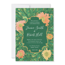 Belle Fleurs Aquarelle Peinture Mariage