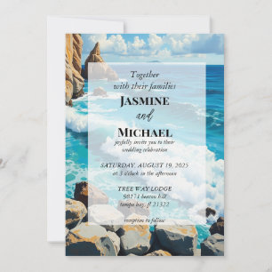 Invitation  Belle Plage Bleue