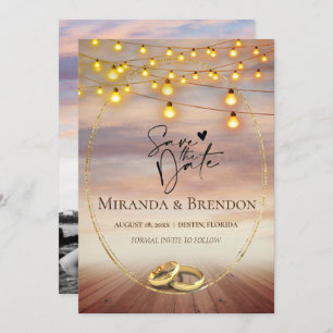 Invitation Belle plage de Floride, lumineux et votre image I