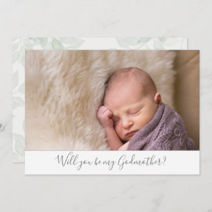 Invitation Belle Serez-vous ma Godmère Photo